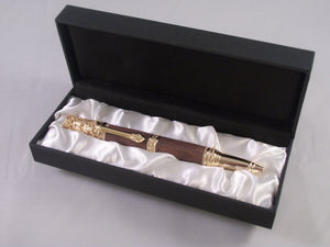 White Satin-lined Pen Case