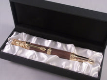 Load image into Gallery viewer, Hand Turned Victorian-Themed Pen in Gold