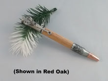 Load image into Gallery viewer, Hand-turned Antique Pewter Deer Hunter Pen