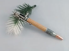 Load image into Gallery viewer, Hand-turned Antique Pewter Deer Hunter Pen