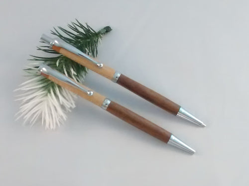 Hand-turned Sundae Pen and Mechanical Pencil Set